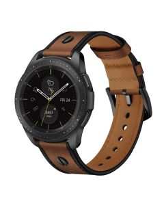 TECH-PROTECT Screwband Leather Watch Band Brown για Samsung Galaxy Watch 3 45mm