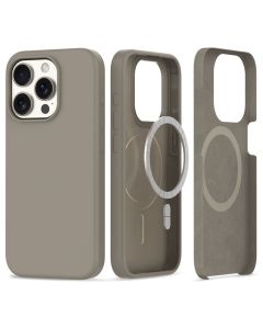 TECH-PROTECT Silicone MagSafe Case Θήκη Σιλικόνης Titanium (iPhone 15 Pro Max)