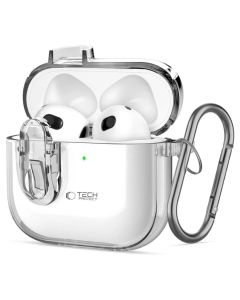TECH-PROTECT Slim Hook Case Ανθεκτική Θήκη για Airpods 4 - Clear - MT83120