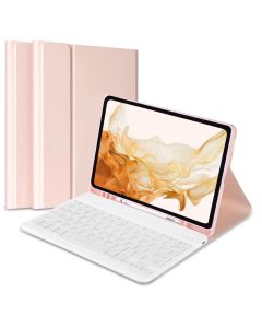 TECH-PROTECT SC Pen Smart Cover Case with Keyboard με δυνατότητα Stand - Pink (Samsung Galaxy Tab A8 10.5)