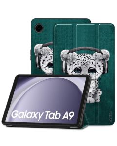 TECH-PROTECT Slim Smart Cover Case με δυνατότητα Stand - Sad Cat (Samsung Galaxy Tab A9 8.7)