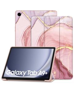 TECH-PROTECT Slim Smart Cover Case με δυνατότητα Stand - Marble (Samsung Galaxy Tab A9 Plus 11.0)