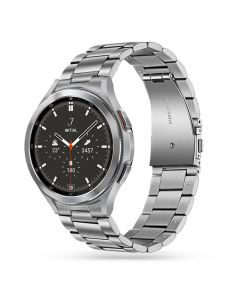 TECH-PROTECT Stainless Steel Watch Bracelet για Samsung Galaxy Watch 4 / 5 / 5 Pro / 6 / 7 / FE (40/42/43/44/45/46/47mm) - Silver