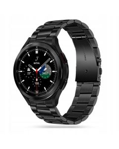 TECH-PROTECT Stainless Steel Watch Bracelet για Samsung Galaxy Watch 4 / 5 / 5 Pro / 6 / 7 / FE (40/42/43/44/45/46/47mm) - Black