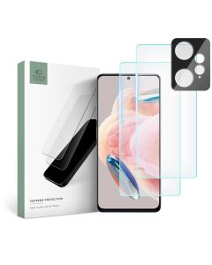 TECH-PROTECT Supreme Tempered Glass Set 2+1 Pack Σετ Προστασίας Οθόνης και Κάμερας - Clear (Xiaomi Redmi Note 12 4G)