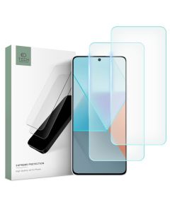 TECH-PROTECT Supreme Tempered Glass Set 2 Pack Σετ Προστασίας Οθόνης - Clear (Xiaomi Redmi Note 13 4G / 13 Pro 4G / 5G)