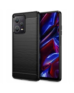 TECH-PROTECT Carbon Rugged Armor Case - Black (Xiaomi Redmi Note 12 5G / Poco X5 5G)