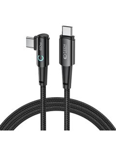 TECH-PROTECT Ultraboost L Shape Type-C to Type-C Cable PD 60W 6A Καλώδιο 2m - Grey