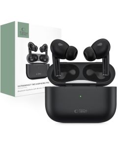 TECH-PROTECT TWS Earphone PRO Wireless Bluetooth Stereo Earbuds with Charging Box - Black