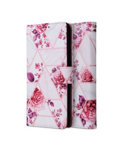 TECH-PROTECT Wallet Case Θήκη Πορτοφόλι με Stand - Floral Rose (Samsung Galaxy A13 4G)