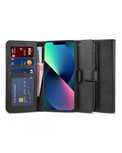 TECH-PROTECT Wallet 2 Case Θήκη Πορτοφόλι με Stand - Black (iPhone 13)