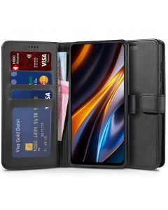 TECH-PROTECT Wallet Case Θήκη Πορτοφόλι με Stand - Black (Xiaomi Poco X4 GT)