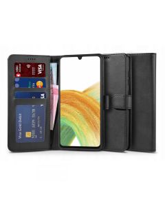 TECH-PROTECT Wallet Case Θήκη Πορτοφόλι με Stand - Black (Samsung Galaxy A33 5G)