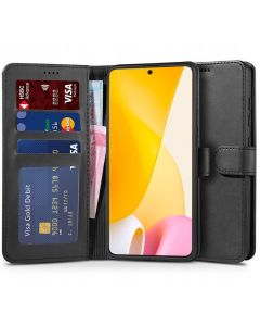 TECH-PROTECT Wallet Case Θήκη Πορτοφόλι με Stand - Black (Xiaomi 12 Lite)