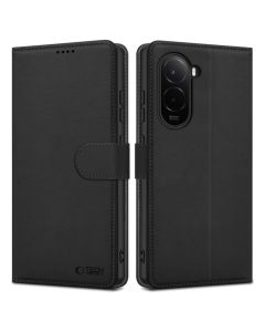 TECH-PROTECT Wallet Case Θήκη Πορτοφόλι με Stand - Black (Xiaomi Poco M7 4G) - MT83265