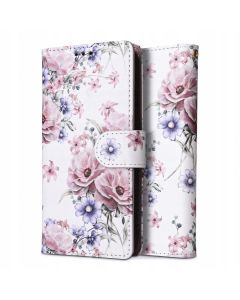 TECH-PROTECT Wallet Case Θήκη Πορτοφόλι με Stand - Blossom Flower (Xiaomi Redmi 12)