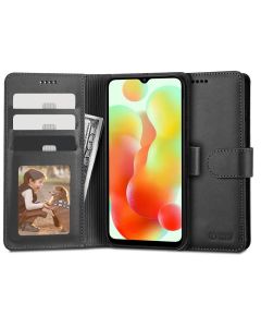 TECH-PROTECT Wallet Case Θήκη Πορτοφόλι με Stand - Black (Xiaomi Redmi 12C)