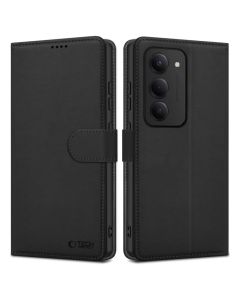 TECH-PROTECT Wallet Case Θήκη Πορτοφόλι με Stand - Black (Xiaomi Redmi 15 4G / 5G) - MT80583
