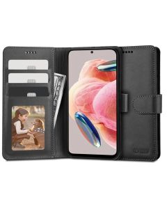 TECH-PROTECT Wallet Case Θήκη Πορτοφόλι με Stand - Black (Xiaomi Redmi Note 12 4G)