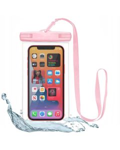 TECH-PROTECT Universal Waterproof Phone Case - Αδιάβροχη Θήκη για Κινητά έως 6.9'' Pink
