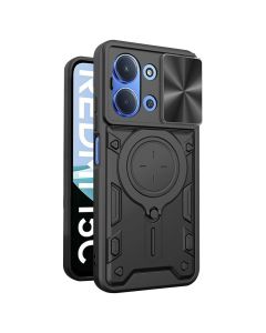 Techsuit CamGuard Pro Hard Case Σκληρή Θήκη με Κάλυμμα Κάμερας - Black (Xiaomi Redmi 15C 4G)