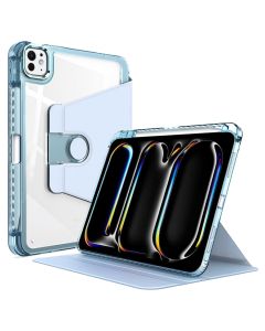 Techsuit Crystal Vision Pen Smart Cover Case με δυνατότητα Stand - Blue (iPad Pro 11'' 2024 / 2025)