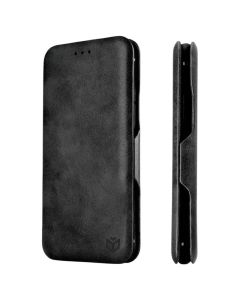 Techsuit Safe Wallet Plus PU Leather Case Θήκη Πορτοφόλι - Black (Samsung Galaxy S25 FE)