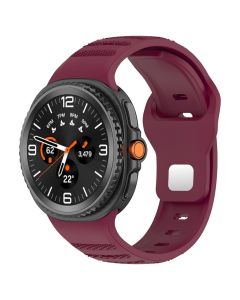 Techsuit Watchband (W050) - Bordeaux - Λουράκι Σιλικόνης για Samsung Galaxy Watch8 40mm/Watch8 44mm/Watch8 Classic