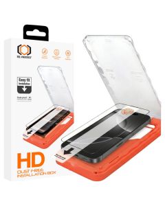 Tel Protect Dust-Free Easy Fit HD Titan Αντιχαρακτικό Γυαλί 9H Tempered Glass Black (iPhone 16) - MT83801