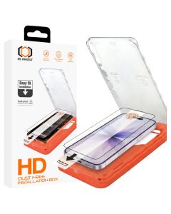 Tel Protect Dust-Free Easy Fit HD Titan Αντιχαρακτικό Γυαλί 9H Tempered Glass Black (iPhone 16 Pro / 17) - MT83800