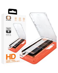 Tel Protect Dust-Free Easy Fit HD Titan Αντιχαρακτικό Γυαλί 9H Tempered Glass Black (iPhone 17 Pro Max) - MT83798