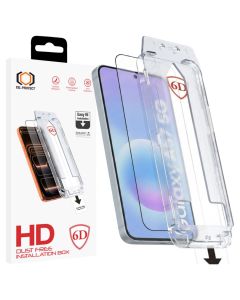Tel Protect Dust-Free Easy Fit Full Glue Αντιχαρακτικό Γυαλί 9H Tempered Glass Black (Samsung Galaxy A36 5G / A37 5G) - MT83768