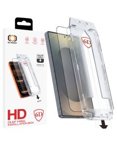 Tel Protect Dust-Free Easy Fit Full Glue Αντιχαρακτικό Γυαλί 9H Tempered Glass (with Fingerprint Unlock) Black (Samsung Galaxy S25) - MT83774