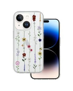 Tel Protect Flower Hybrid Case Clear (iPhone 15)