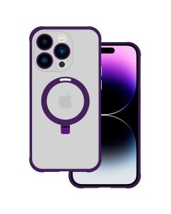 Tel Protect Magical Magsafe Hybrid Stand Case Purple (iPhone 12 Pro Max)