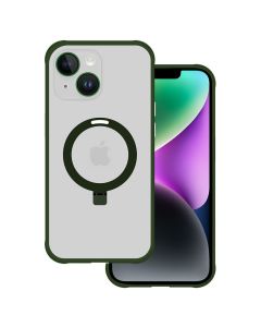 Tel Protect Magical Magsafe Hybrid Stand Case Green (iPhone 15 Plus)