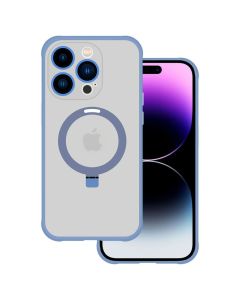 Tel Protect Magical Magsafe Hybrid Stand Case Blue (iPhone 15 Pro Max)