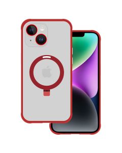 Tel Protect Magical Magsafe Hybrid Stand Case Red (iPhone 15)