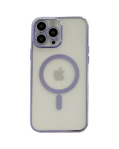 Tel Protect TPU Magsafe Luxury Διάφανη Θήκη Σιλικόνης Συμβατή με MagSafe - Purple (iPhone 11 Pro Max)