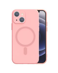 Tel Protect MagSilicone Case Θήκη Σιλικόνης Συμβατή με MagSafe - Light Pink (iPhone 15 Plus)