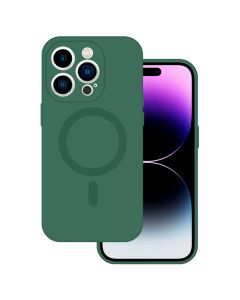 Tel Protect MagSilicone Case Θήκη Σιλικόνης Συμβατή με MagSafe - Green (iPhone 15 Pro)