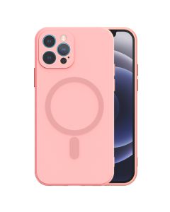 Tel Protect MagSilicone Case Θήκη Σιλικόνης Συμβατή με MagSafe - Light Pink (iPhone 15 Pro)