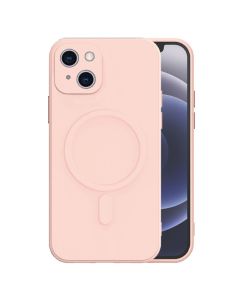 Tel Protect MagSilicone Case Θήκη Σιλικόνης Συμβατή με MagSafe - Light Pink (iPhone 13)