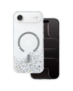 Tel Protect Moonlite MagSafe Case Θήκη Glitter Silver / Clear (iPhone 17 Air)