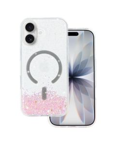 Tel Protect Moonlite MagSafe Case Θήκη Glitter Pink / Clear (iPhone 17)