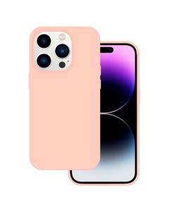 Tel Protect Silicone Premium Case Θήκη Σιλικόνης - Light Pink (iPhone 15 Pro)