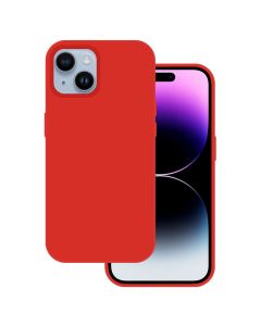 Tel Protect Silicone Premium Case Θήκη Σιλικόνης - Red (iPhone 15)