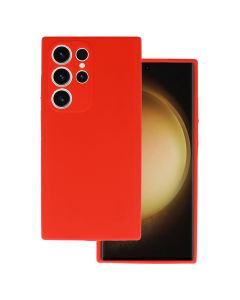 Tel Protect Silicone Premium Case Θήκη Σιλικόνης - Red (Samsung Galaxy S24 Ultra)