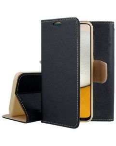 Tel1 Fancy Diary Case Θήκη Πορτοφόλι με δυνατότητα Stand Black / Gold (Samsung Galaxy A34 5G) - MT68295