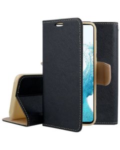 Tel1 Fancy Diary Case Θήκη Πορτοφόλι με δυνατότητα Stand Black / Gold (Samsung Galaxy A54 5G)